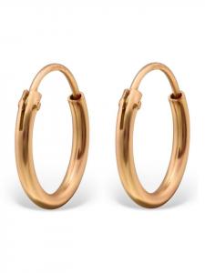 Bungsa Серьги-гвоздики из розового золота