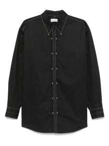 Украшенная рубашка LEMAIRE, черный