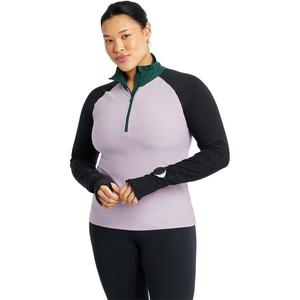 Женская футболка Lux с застежкой-молнией до половины длины Oiselle Oiselle, Dusty Lavender Multi