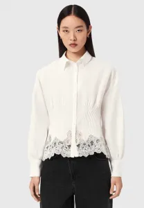 Блузка кэрол на пуговицах Allsaints, White