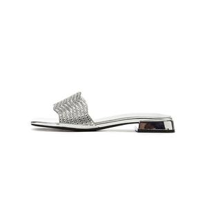 DAPHNE Тихие тапочки-шлепанцы для женщин серебристые, цвет Silver