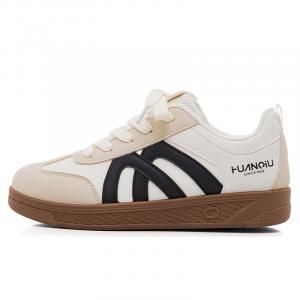 HUANQIU Женские легкие дышащие низкие кеды для повседневной носки, увеличивающие рост, цвета beige black