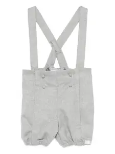 Джинсовый комбинезон на лямках с пуговицами Tartine Et Chocolat, серый