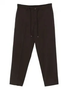 Брюки с завязкой на талии Briglia 1949, коричневый