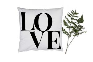 Декоративная подушка MuchoWow Диванная подушка Декоративная подушка для гостиной 45 x 45 см Текст - Любовь - Цитаты - Чехлы для подушек - Декоративные чехлы для подушек - Декоративные чехлы для подушек