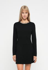 Платье ONLY ONLMILLA BLING DRESS , Black/Silver-Coloured/Black