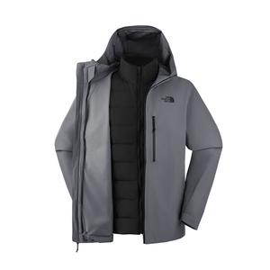 Водонепроницаемая, устойчивая к истиранию, термо ветровка Men's THE NORTH FACE, серый/черный