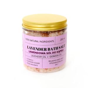 Соль для ванн «Лаванда», 250 г Koszyczek Natury