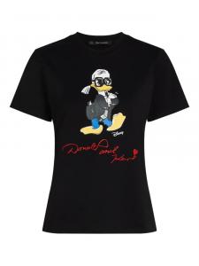 Футболка из хлопка X Disney Karl Lagerfeld, черный