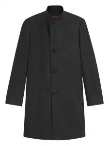 Пальто на пуговицах Hugo, серый