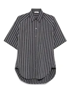 Рубашка с кристаллами SANDRO, серый