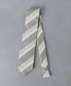 Изысканный полковой галстук United Arrows, цвет Lime