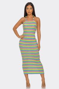 Платье миди «Саманта» TRUEDAMES, blue combo