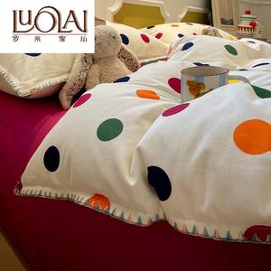 LUOLAI HOME Комплект постельного белья 1,8 м, 4 предмета, для одеяла 200x230 см