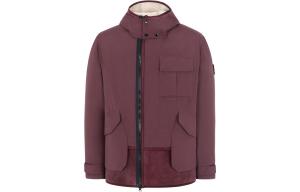 Куртка мужская Stone Island на молнии, бордовый