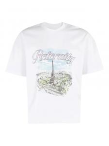 Сувенирная футболка с графическим принтом RETERNITY, белый