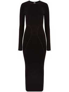 Nina Ricci платье макси с открытой спиной, черный