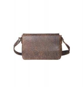 Сумка-мессенджер для ноутбука Arosquadron из овчины унисекс, цвет орех Scully, Walnut