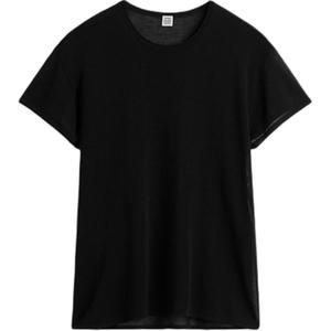TOTEME Футболка Regular SS25 Women's Black