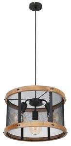 Подвесной светильник Globo, 40x120 см, черный/темно-коричневый