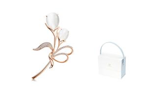 Элегантный премиальный подарок для учителей броши Women's MCK, синий