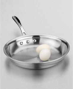 Calphalon Tri-Ply Stainless сковорода для омлета 25 см, серебряный