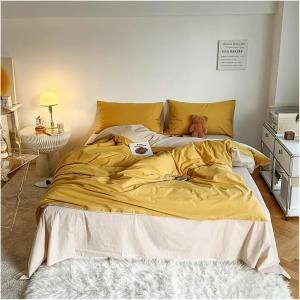 UOIO Комплект постельного белья UOIO двусторонний из стираного хлопка zq-11042