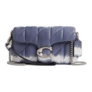 COACH Сумка через плечо Tabby Nappa Leather, маленькая кроссбоди для женщин Midnight Marine Blue Multicolor