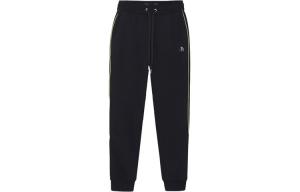 Moose Knuckles Вязаные спортивные штаны мужские, черные, умеренно прямого кроя