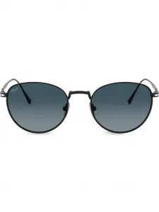 Солнцезащитные очки в круглой оправе Persol, черный
