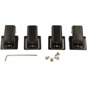 Подставка-зажим Sunlines, (комплект, 4 шт.), для вариантов натяжения жалюзи-плиссе 1 + 2, черный