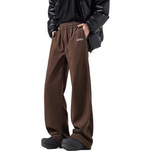 Вязаные спортивные штаны Unisex WARRIOR, coffee (diy badge)