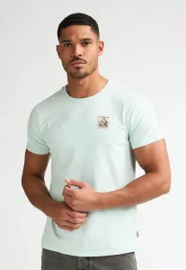 Футболка с логотипом и минеральным принтом Petrol Industries, Cool Mint