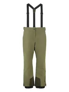 Дутые лыжные брюки Moncler Grenoble, зеленый