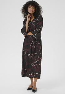 Платье Kaffe MILLE, Windsor Wine Black Flower/Bordeaux