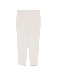 Брюки с эластичным поясом Brunello Cucinelli, бежевый