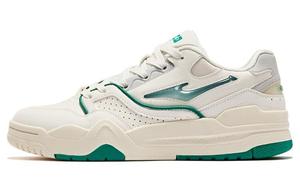 Кроссовки для скейтбординга Xingzhou женские с низким верхом, белые/зеленые Erke