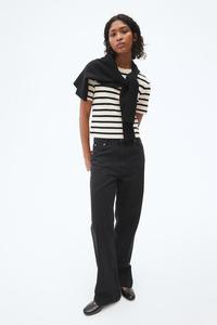 Футболка из тонкого трикотажа H&M, мультиколор