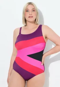 Асимметричный купальник Ulla Popken, Berry Pink