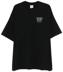 Футболка Vetements Global MF, черная