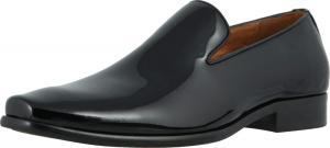 Мужские туфли Florsheim, модель Postino с бархатной однотонной передней частью без шнурков, черный