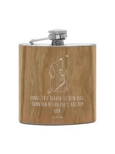 Mr. & Mrs. Panda Фляжка Fahrradklingel Pinguin umarmen ohne Spruch in Weiß