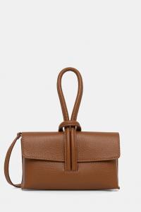 Кожаный клатч Answear.Lab, коричневый