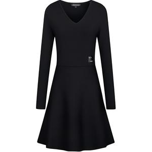 ARMANI EXCHANGE Женское платье с длинными рукавами AE FW22 черное