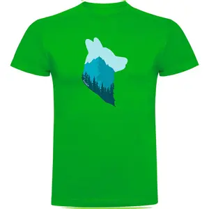 Футболка Kruskis Wolf, зеленый