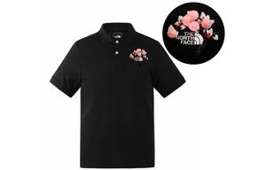 Рубашка поло унисекс черная The North Face, черный