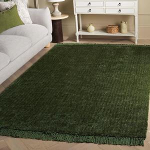 Ковер SAFAVIEH, 153 x 244 см, - коллекция Vermont - Green, ручной работы, идеально для гостиной, спальни, столовой (VRM576Y)