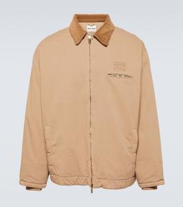 Хлопковый габардиновый блузон Miu Miu, Albino