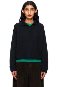 Свитер из детской шерсти альпаки Cordera, синий