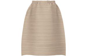SS23 Повседневная длинная юбка женская хаки PLEATS PLEASE ISSEY MIYAKE